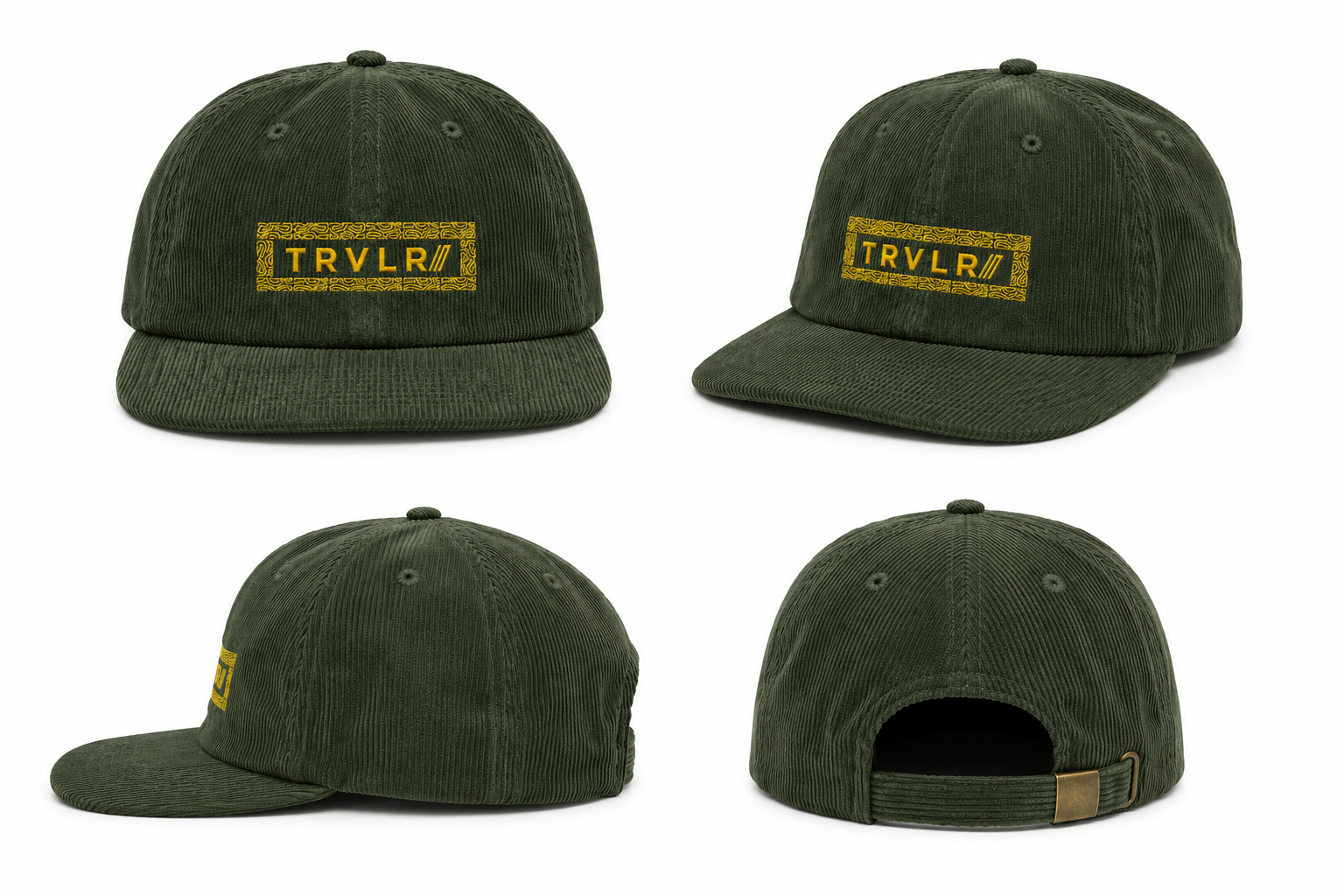 TRVLR Corduroy Classic | Malawi Logo Yellow