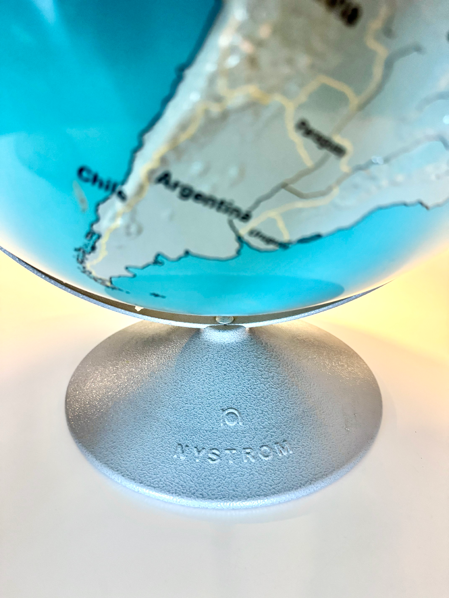 Vintage Nystrom World Globe