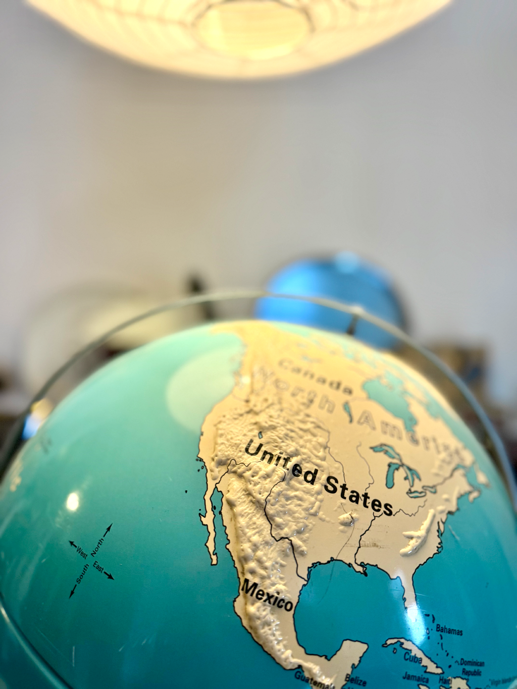 Vintage Nystrom World Globe